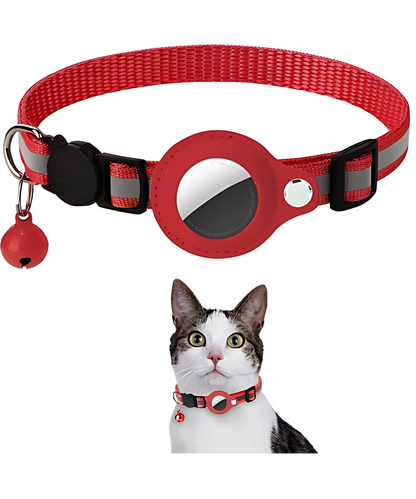 Cat AirTag Holder Collar – Track, Protect, and Reflect in Style