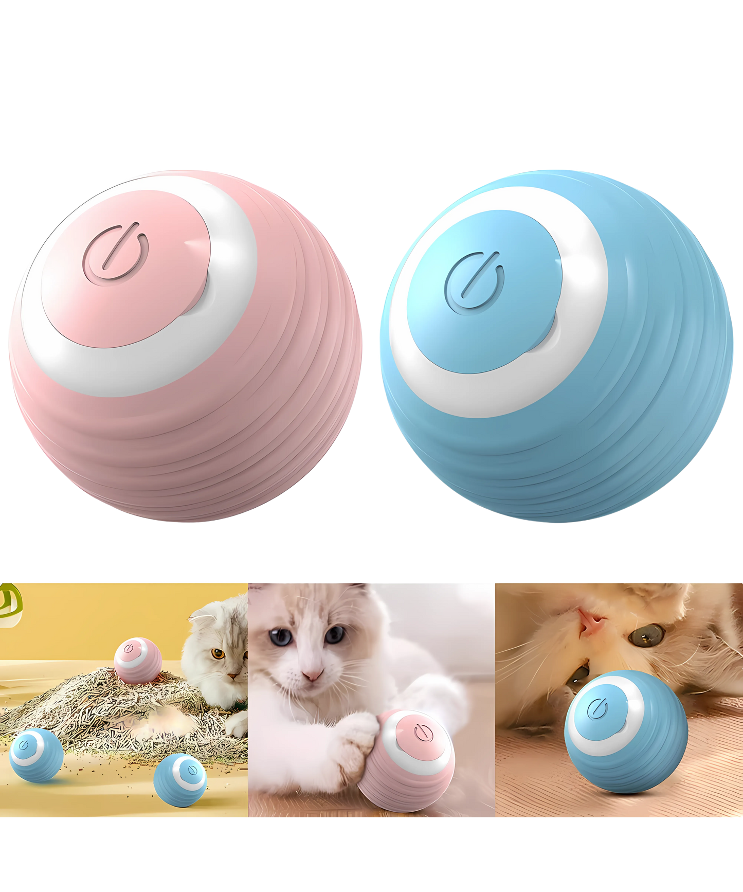 Automatic Smart Bouncing Ball – The Ultimate Playtime for Your Cat!