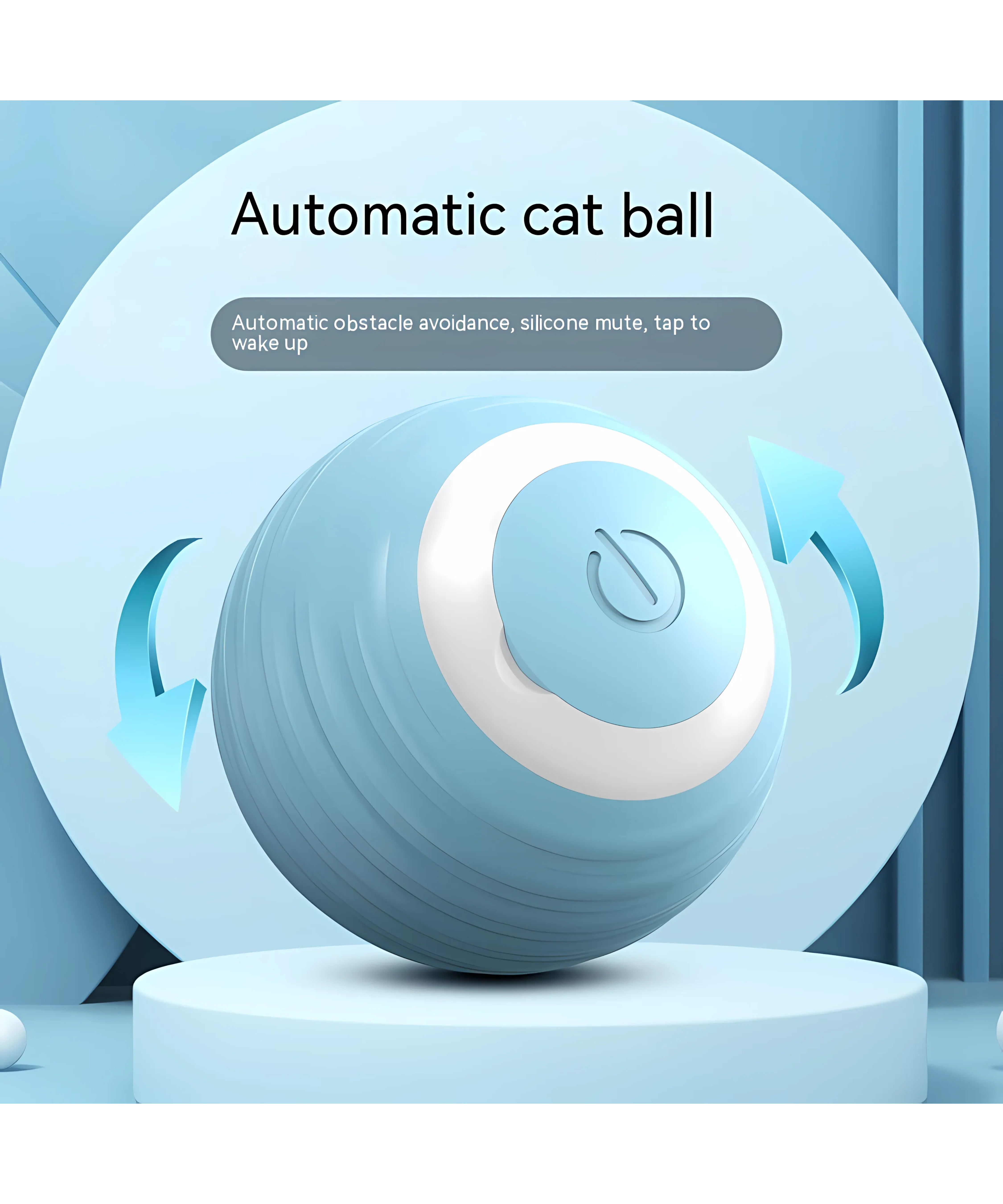 Automatic Smart Bouncing Ball – The Ultimate Playtime for Your Cat!