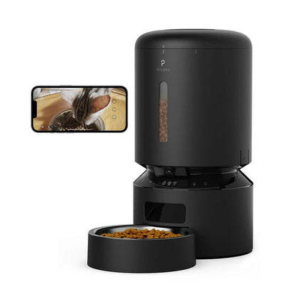 Pet Automatic Feeder Video Remote Visual Feeding Dog and Cat Timing