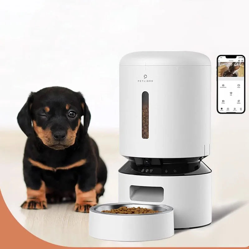 Pet Automatic Feeder Video Remote Visual Feeding Dog and Cat Timing