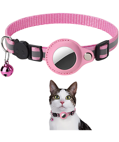 Cat AirTag Holder Collar – Track, Protect, and Reflect in Style